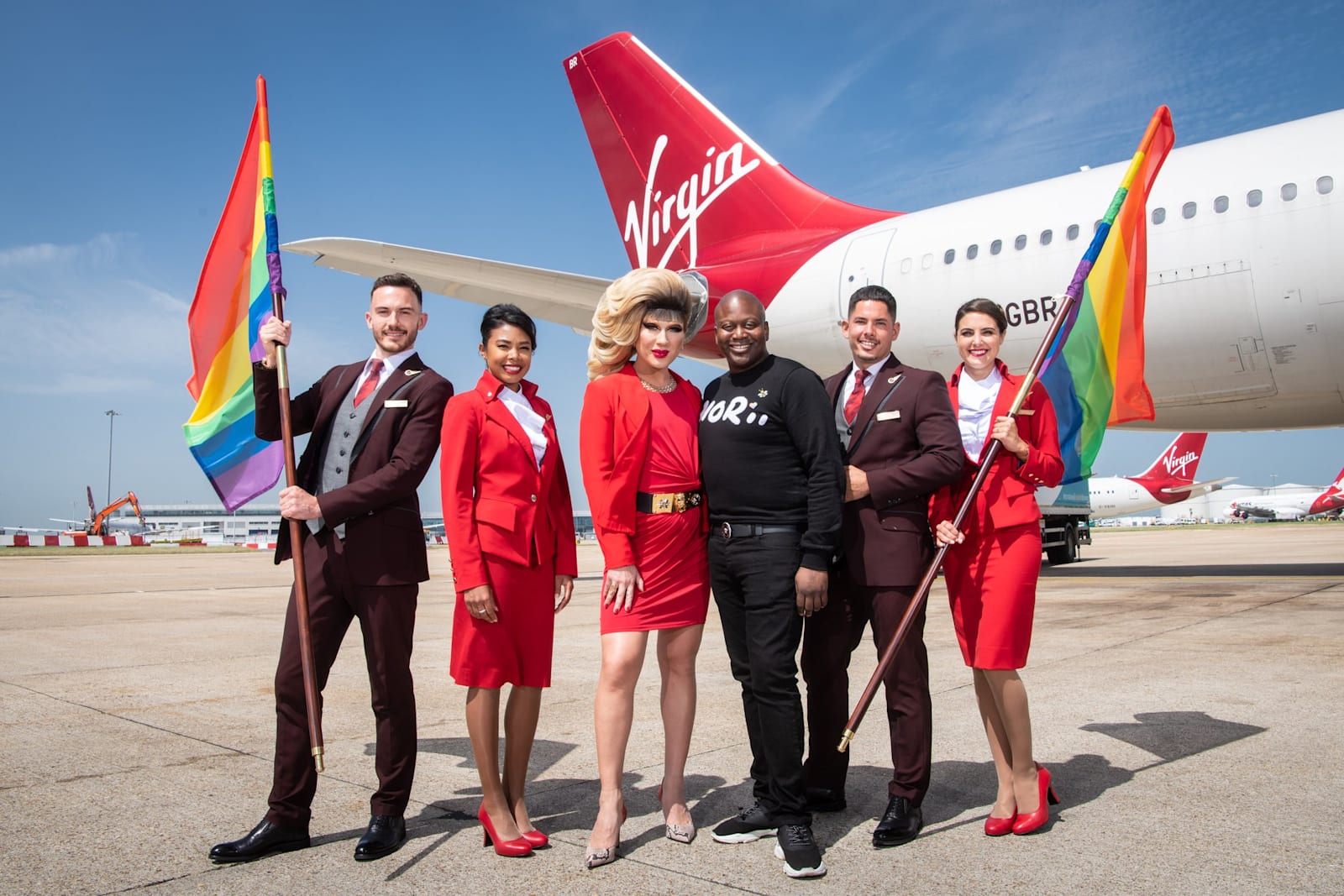 Family of four have the accidental time of their lives on Pride flight