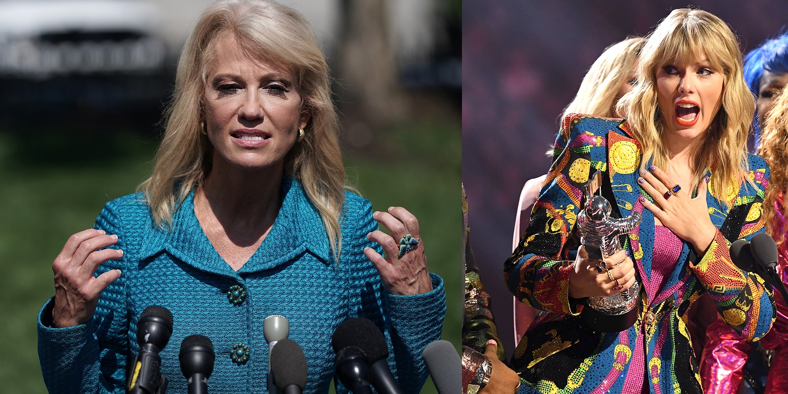 Kellyanne Conway sings 'You Need to Calm Down' in response to Taylor Swift. Yes, really