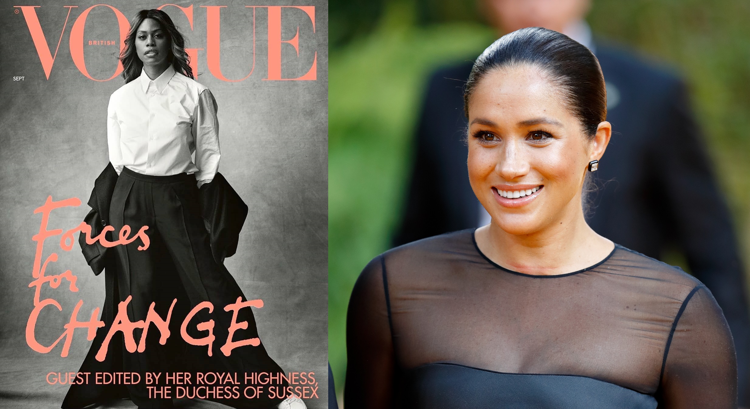 Laverne Cox got a surprise call from Meghan Markle after Vogue cover
