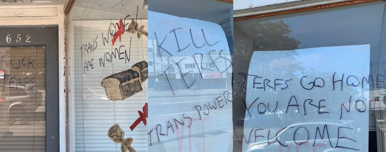 A shelter that excludes trans women keeps getting vandalised