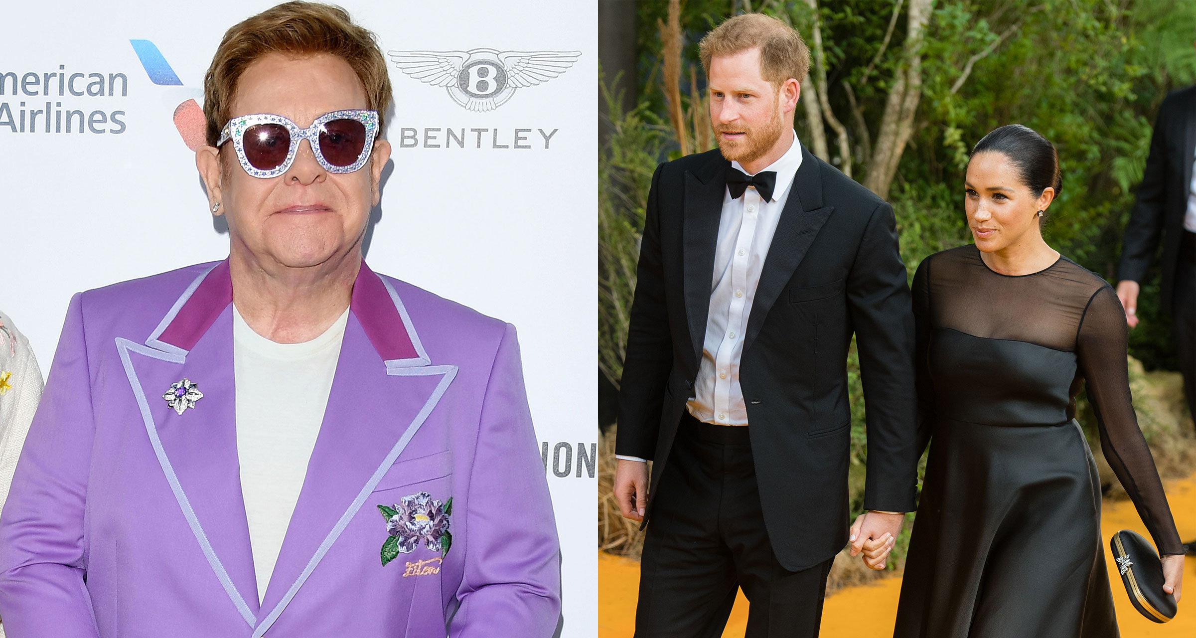 Elton John defends Prince Harry and Meghan Markle from 'malicious' press attacks