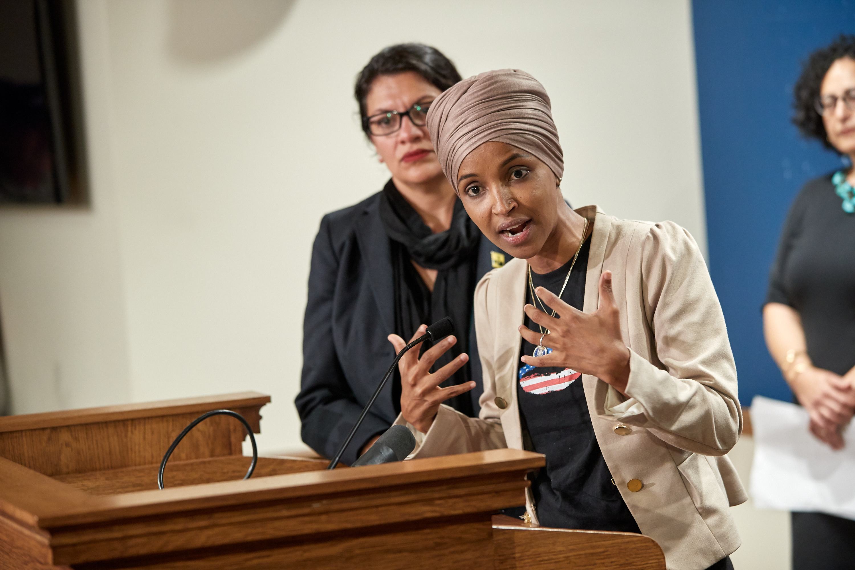 Ilhan Omar and Rashida Tlaib respond to Palestinian LGBT ban