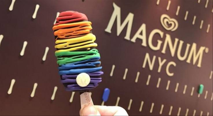 Magnum slammed for ad comparing ice cream to jailing gay people