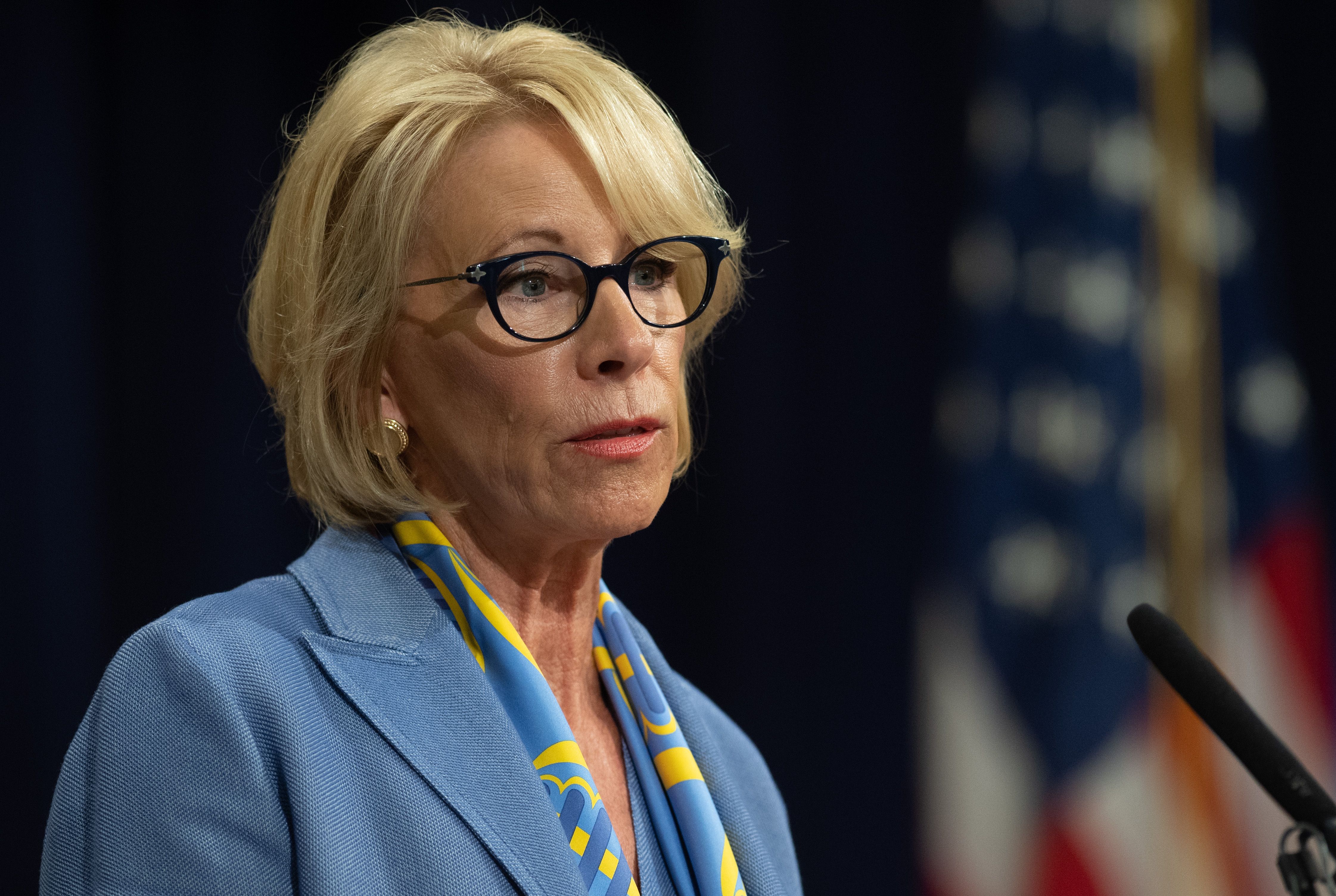 Betsy DeVos to promote school that bans trans students and gay teachers