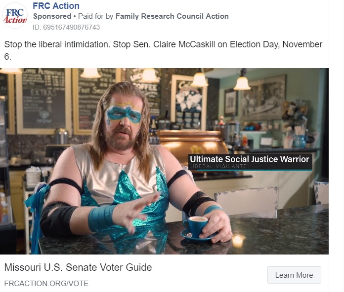 FRC Action ran an ad mocking a 