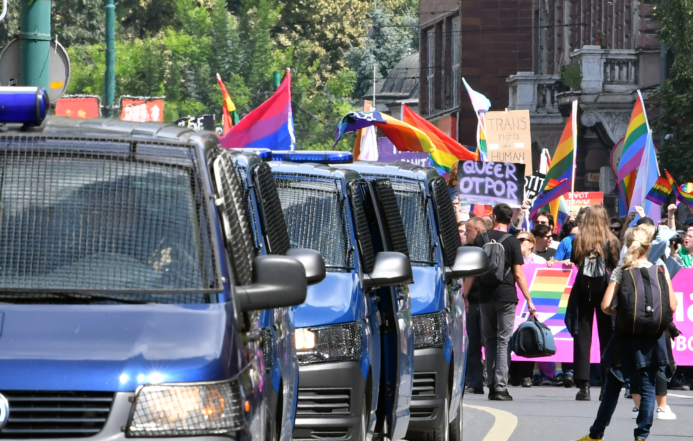 1,000 police officers protect Bosnia's first ever Pride from anti-gay violence