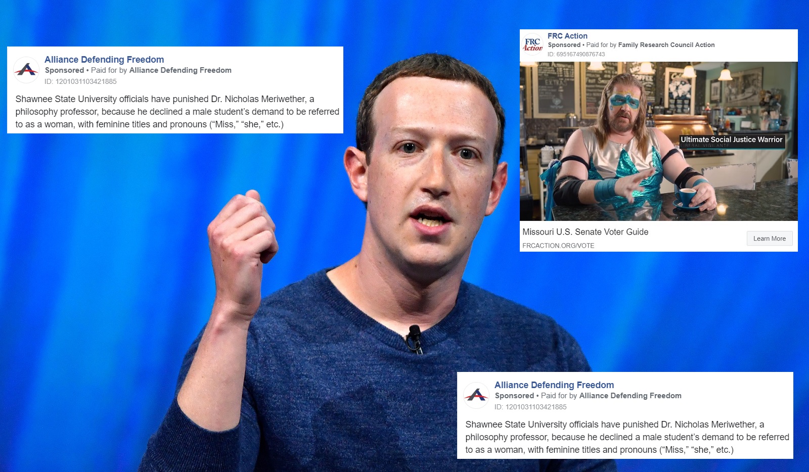 Facebook has made more than $500,000 promoting anti-LGBT hate groups since 2018
