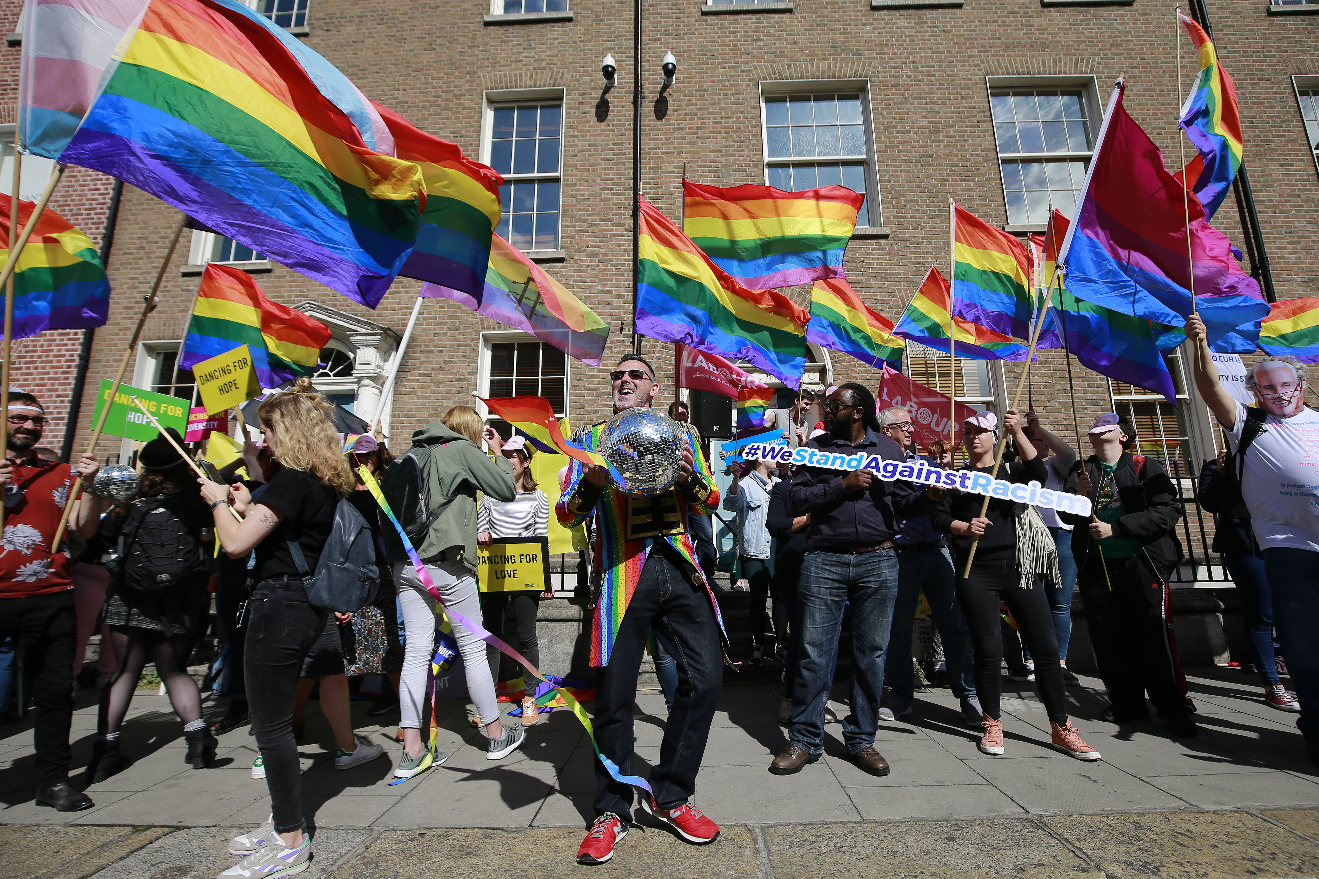 What's the best way to protest a Mike Pence visit? A big gay disco, obviously
