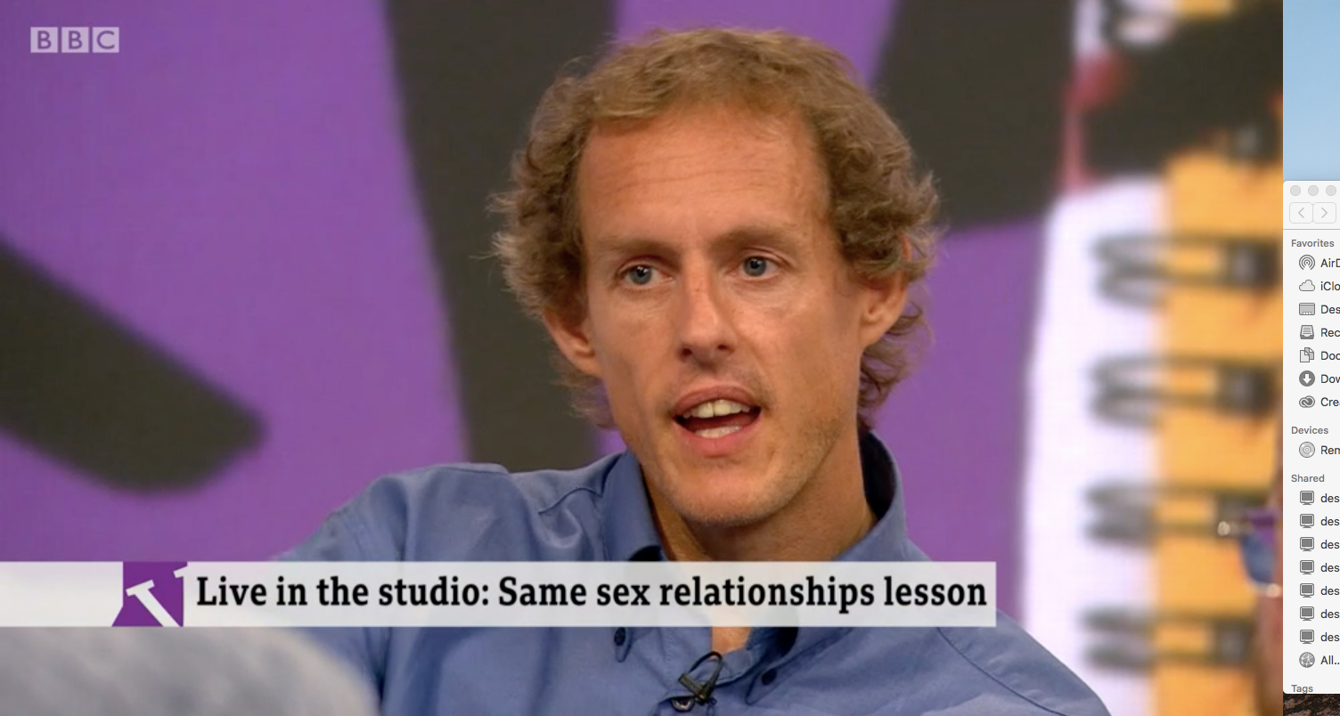 Christian parent says being LGBT 'isn't normal' live on air, gets quickly put in his place