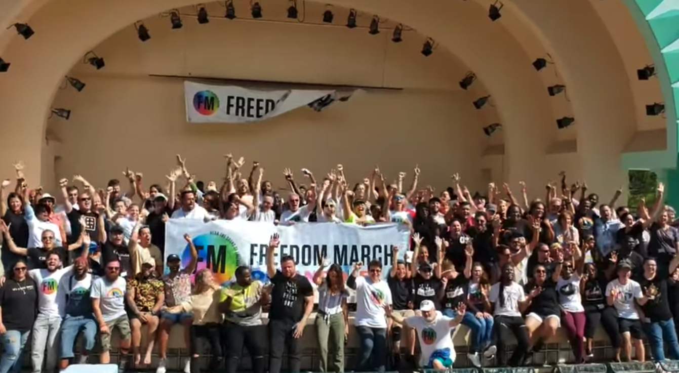 Two Pulse survivors held an 'ex-gay' rally a mile and a half from site of mass shooting