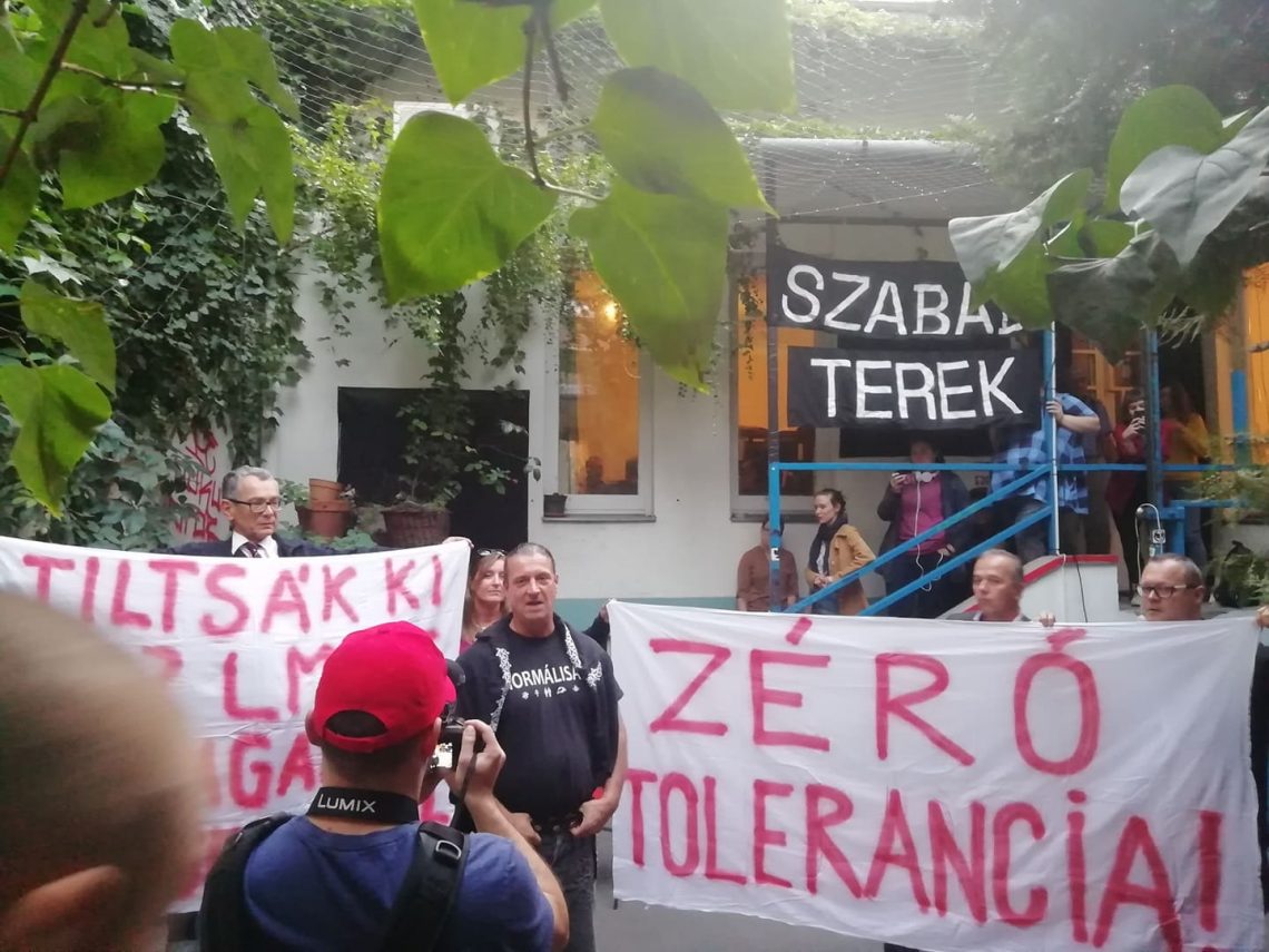 Far-right activists storm LGBT film screening in Budapest