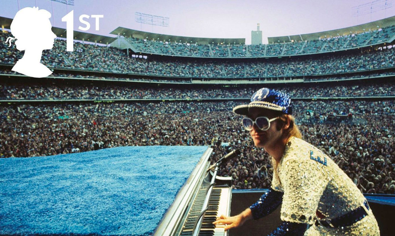Sir Elton John has been immortalised on a new set of Royal Mail stamps