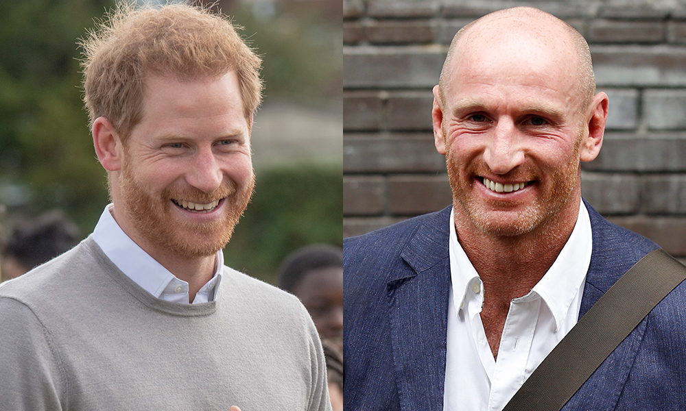 Prince Harry calls Gareth Thomas an 'absolute legend' as the pair announce plans to fight HIV stigma