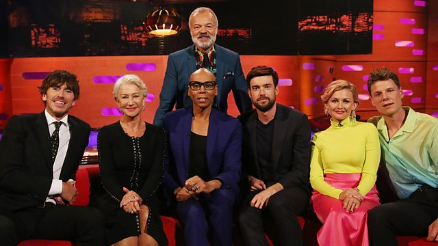 RuPaul gives Helen Mirren and Jack Whitehall their own drag names