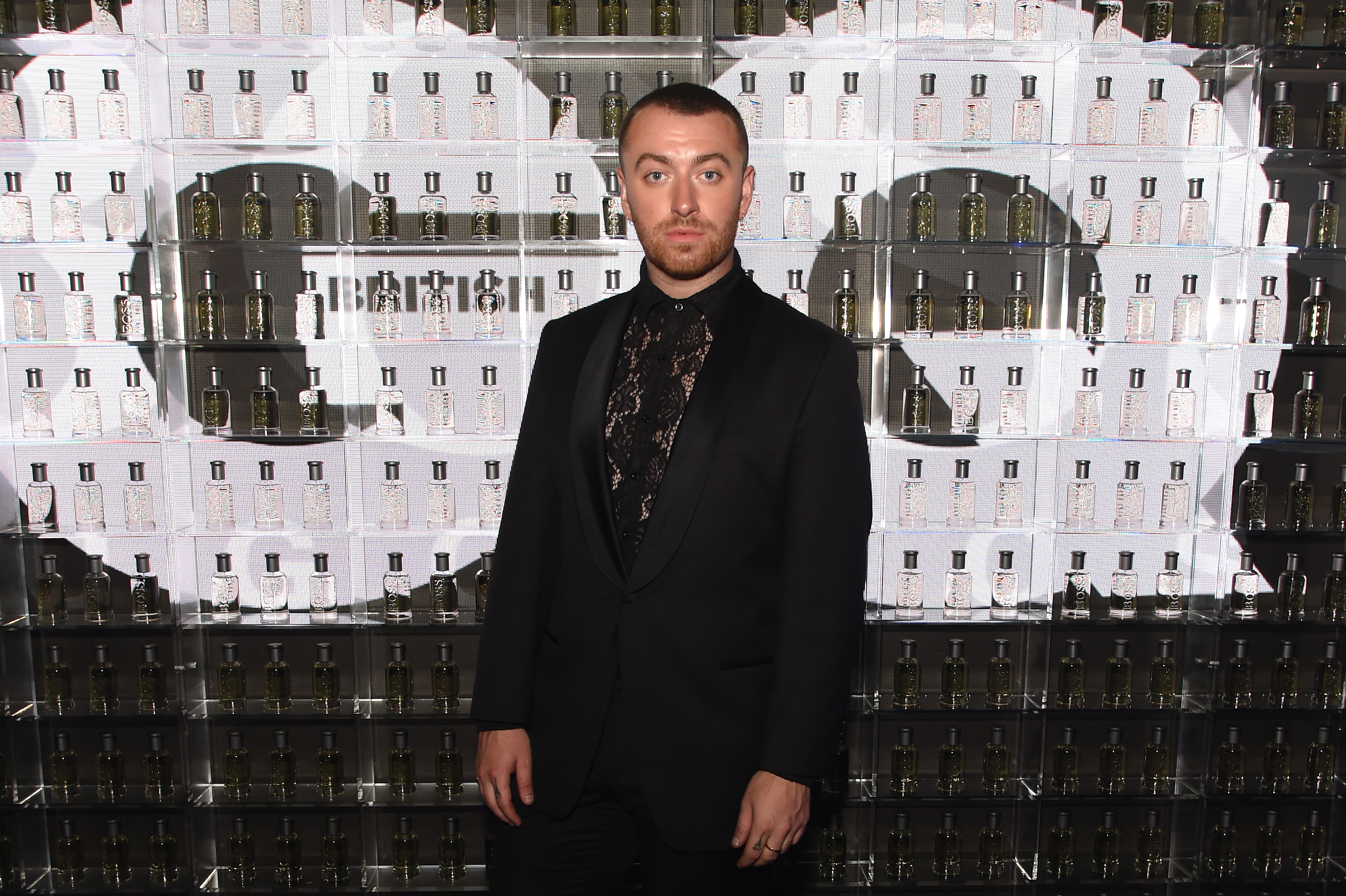 Sam Smith wears heels for the first time at an awards show