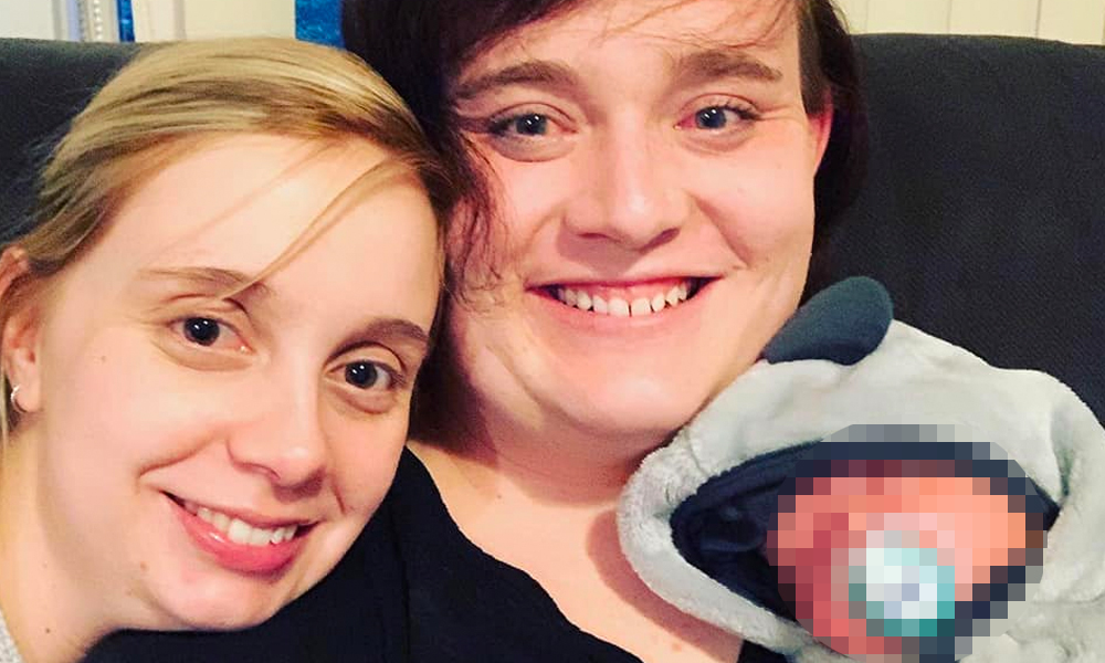 A trans woman conceived a baby with her wife while she was transitioning