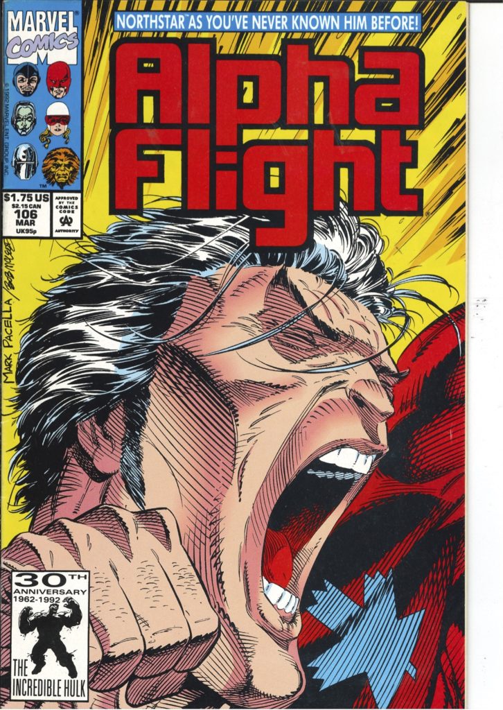Alpha Flight #106, 1992. 