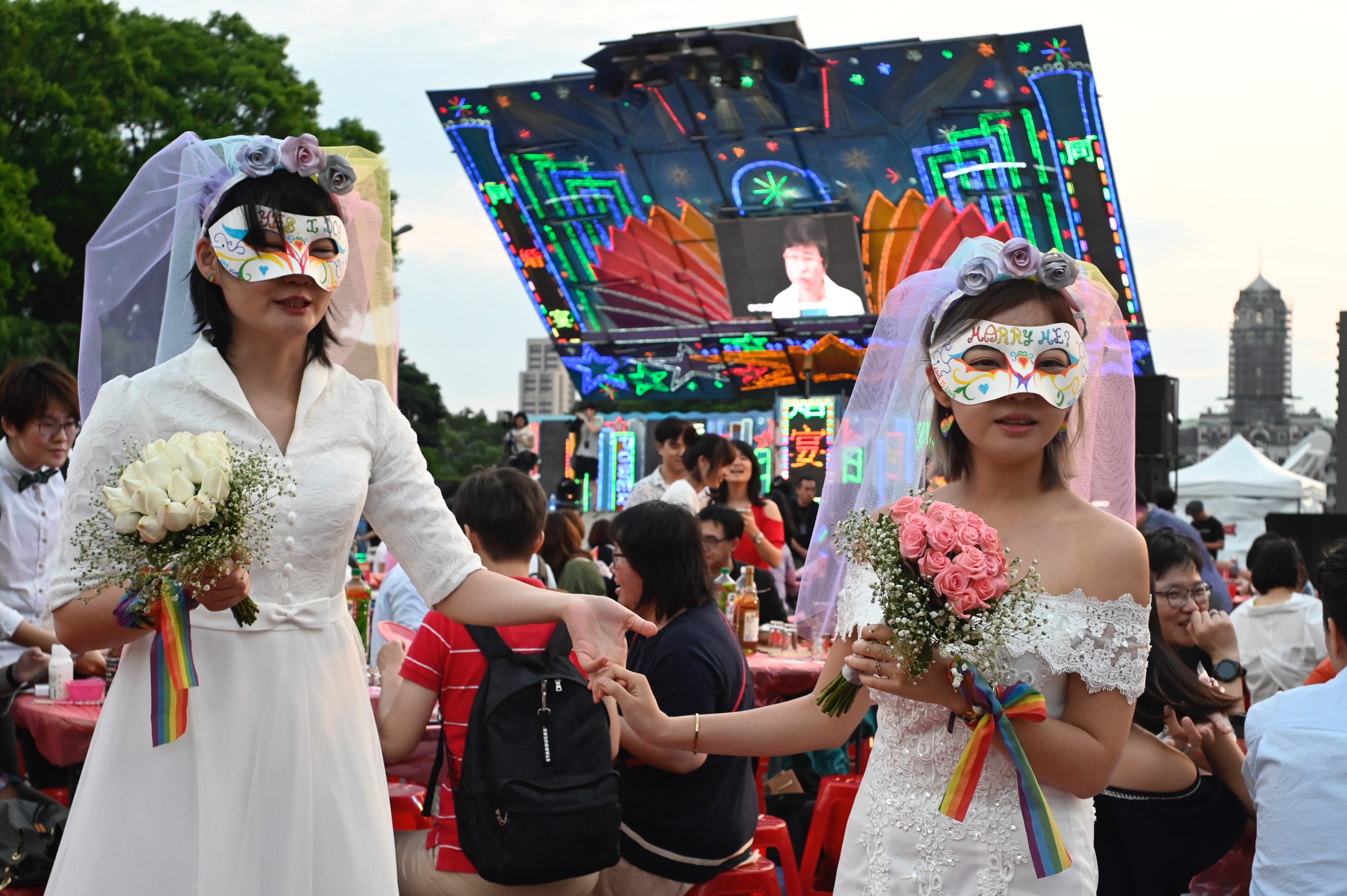 More than 3,500 couples have celebrated their love in Taiwan since same-sex marriage was legalised just one year ago