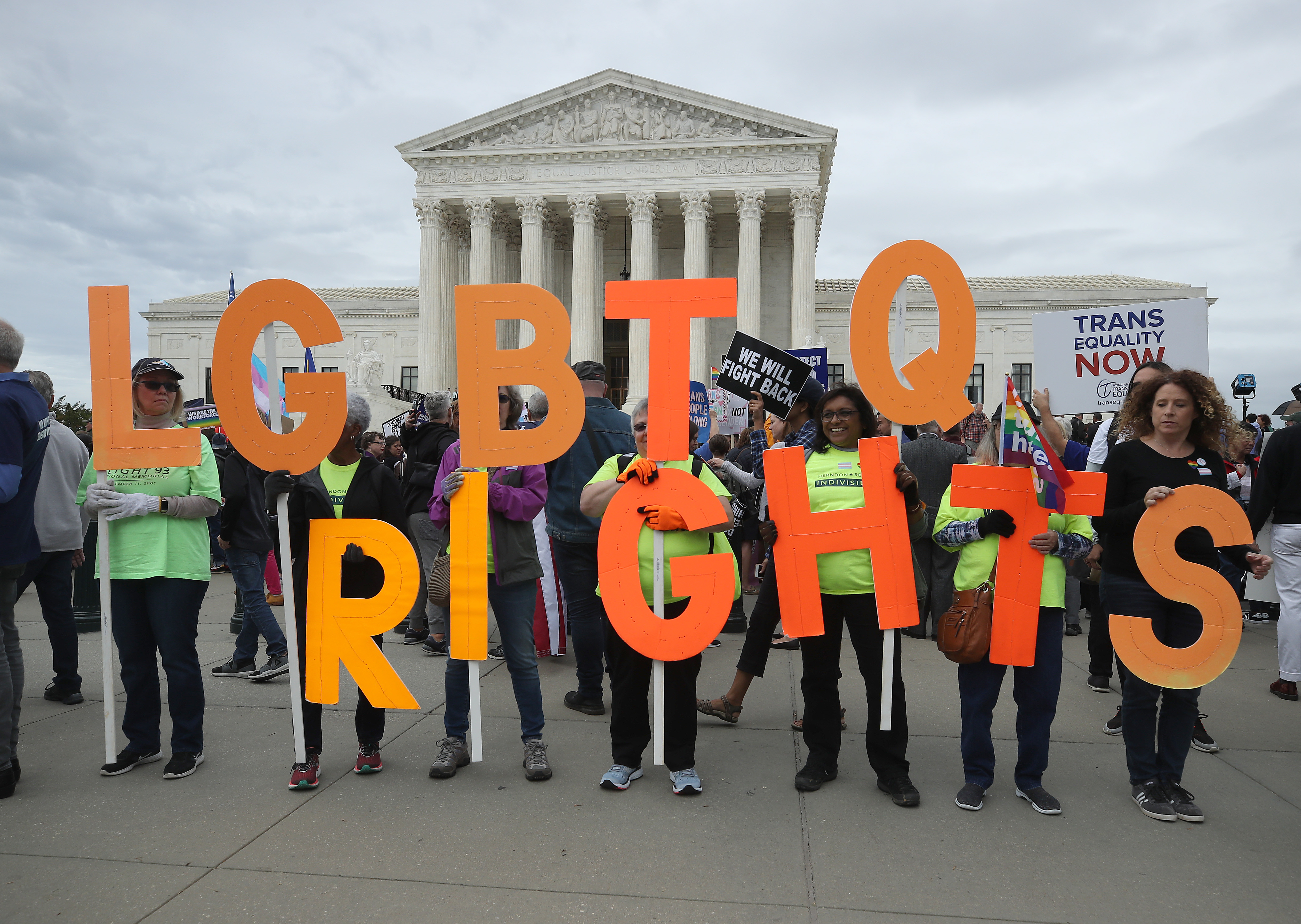 Bathrooms came up more than 50 times during the Supreme Court's landmark LGBT rights hearings