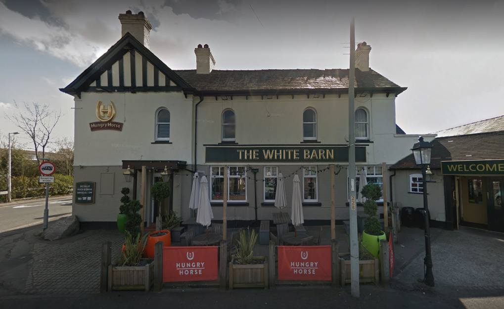 Couple start brawl in peaceful village pub after being banned for sending 'homophobic' messages