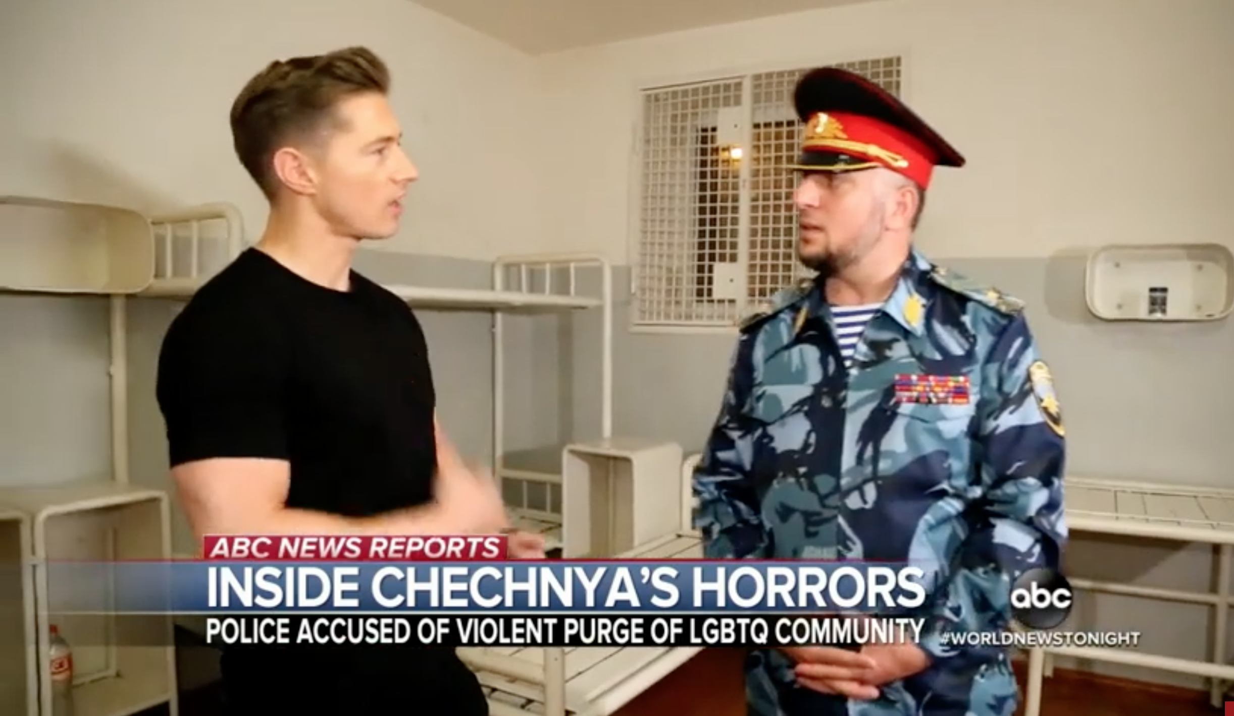 Journalist comes out to police chief in Chechnya who oversees the 'gay purge'