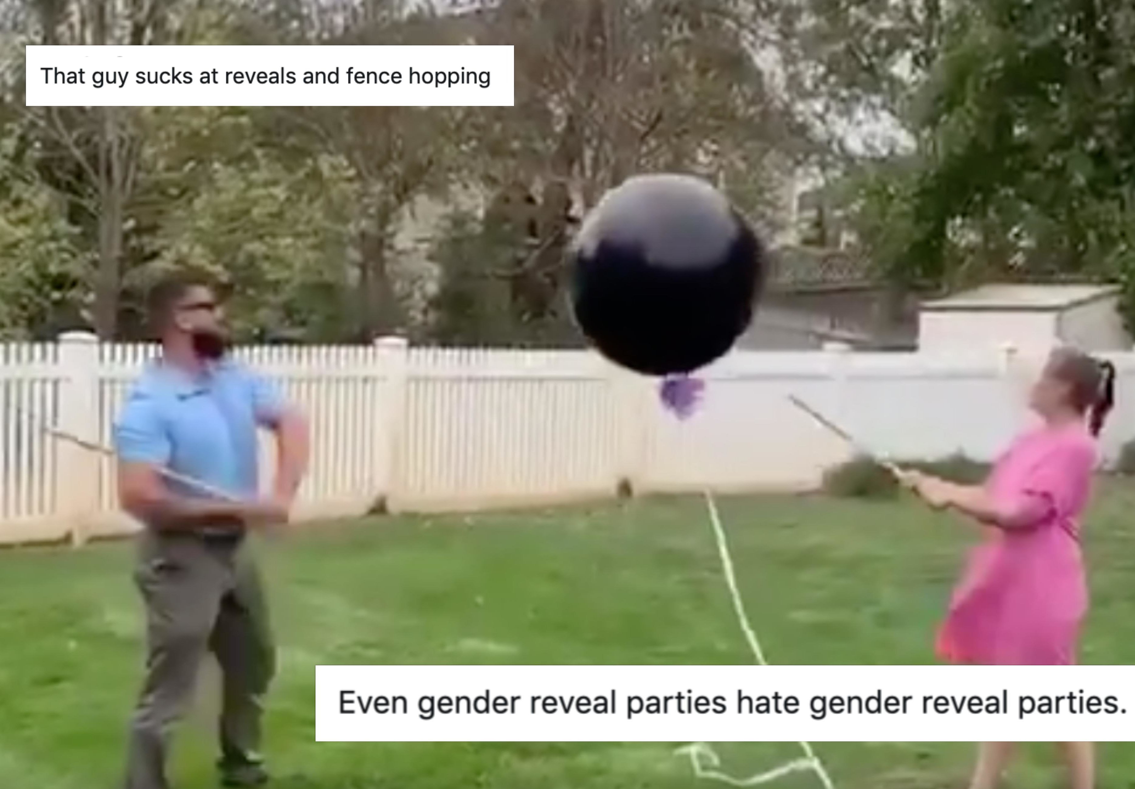 This gender reveal couldn't have gone any worse and someone really needs to check if straight people are OK