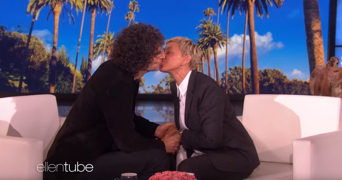 Ellen DeGeneres kisses Trump ally Howard Stern to 'make America forget' George Bush