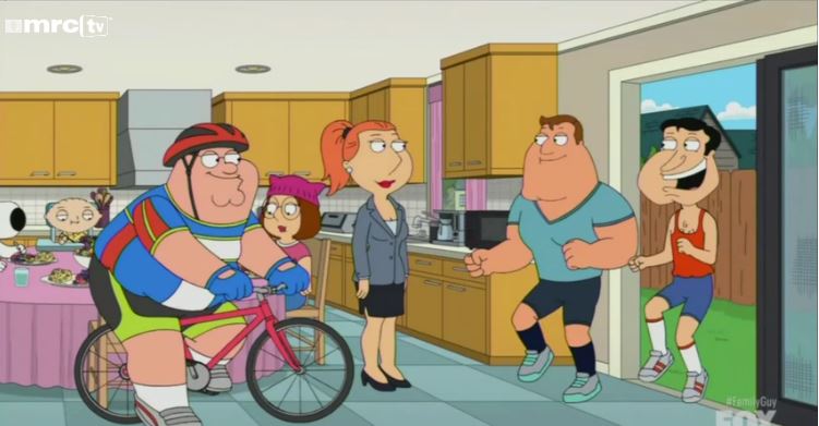 Family Guy follows 'transphobic' episode by taking aim at 'network TV gays'