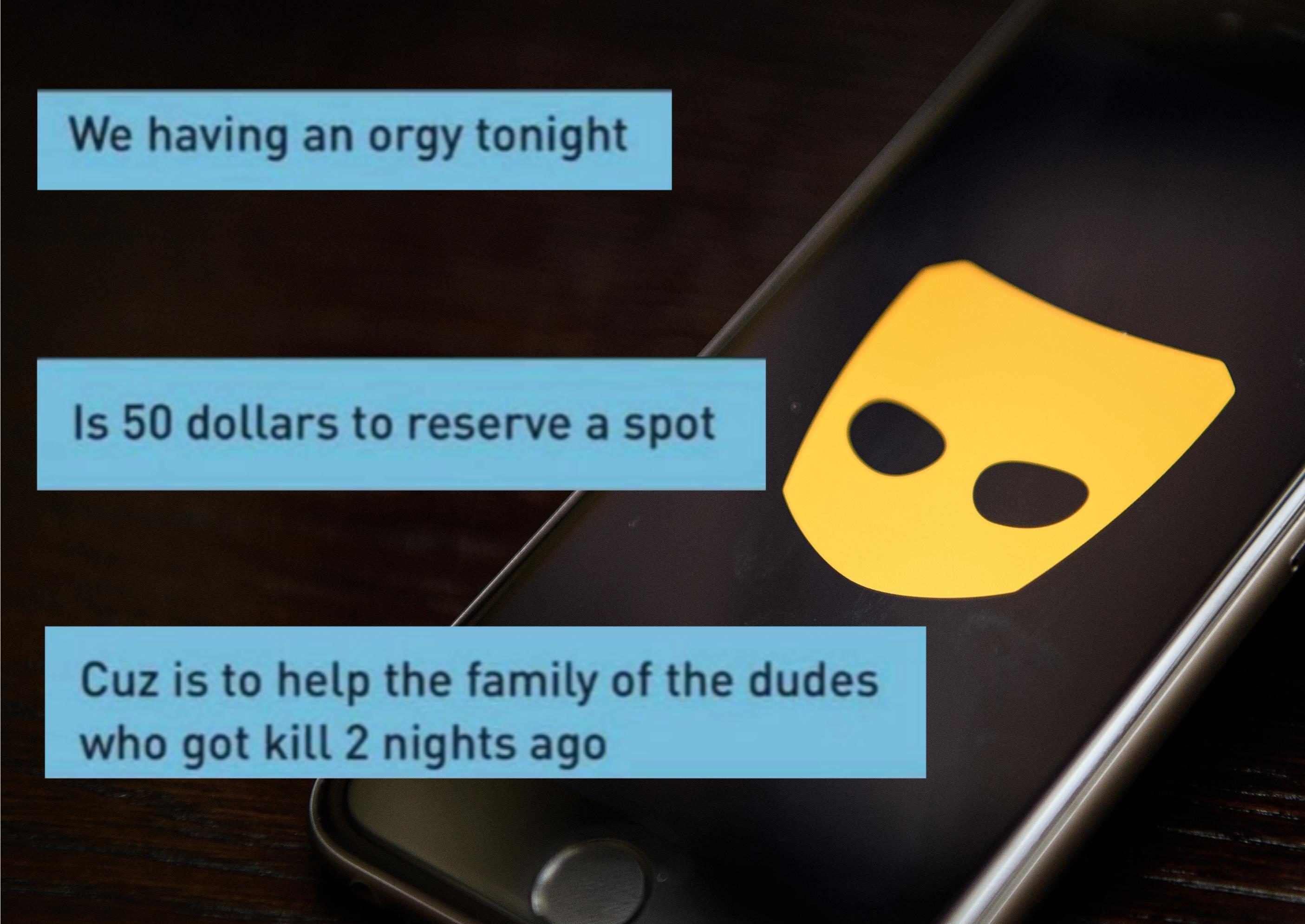 Man on Grindr throws 'charity orgy' to raise money for the families of two gay men who died