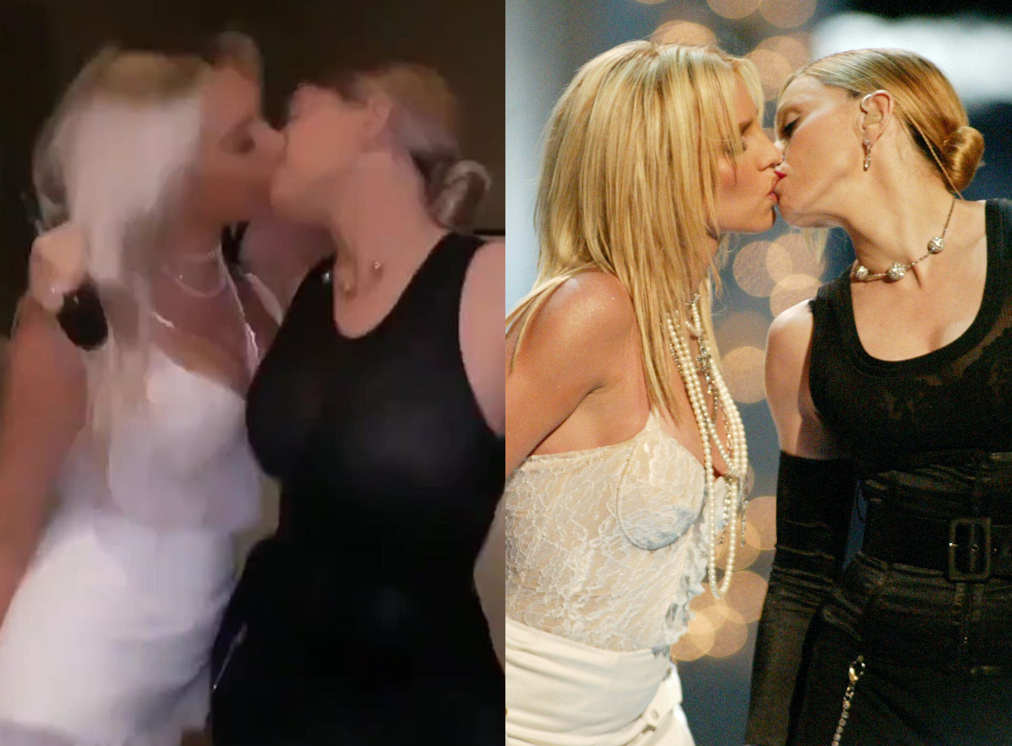 Kylie Jenner recreates Madonna and Britney's iconic kiss for Halloween