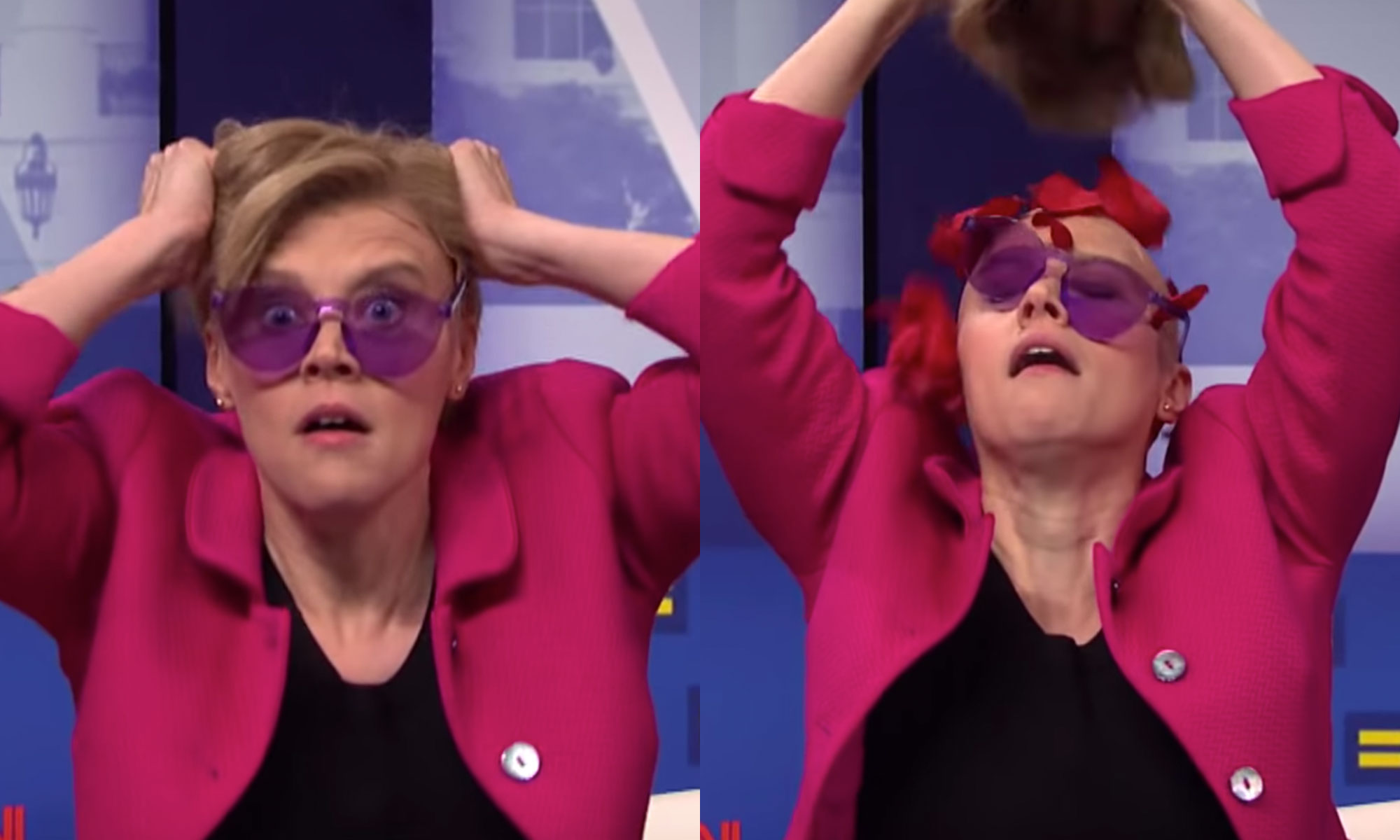 Kate McKinnon served Sasha Velour and Elizabeth Warren realness on SNL and it's everything