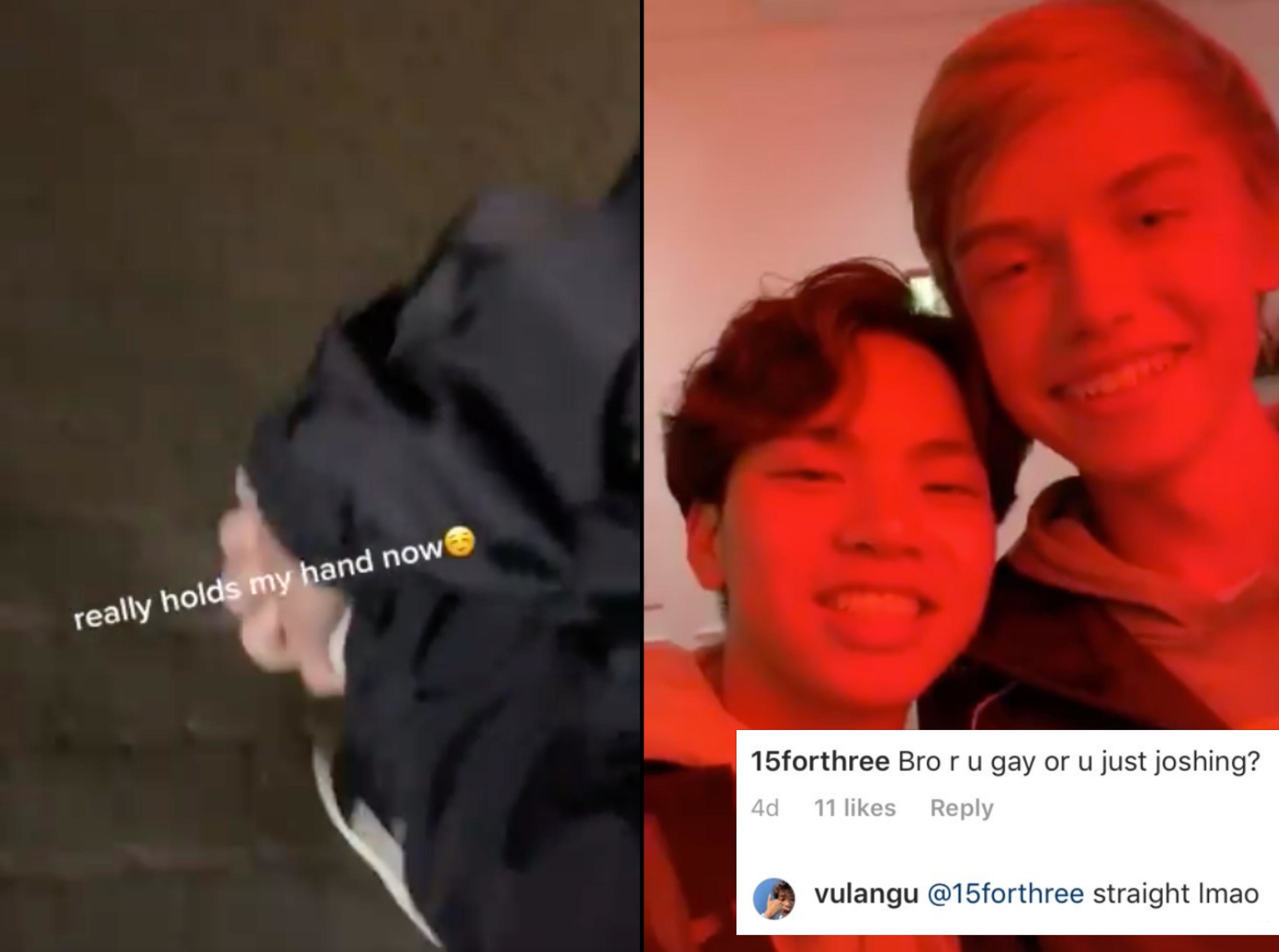 The two high school students who documented their 'gay romance' on TikTok are straight
