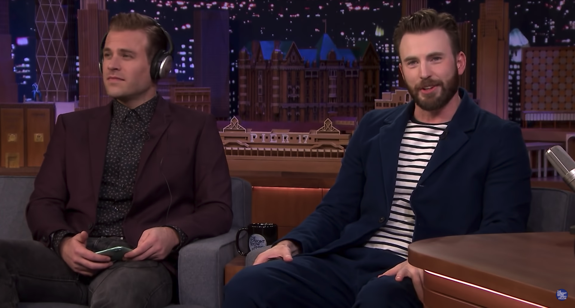 Avengers star Chris Evans opens up with his gay brother on the Jimmy Fallon show