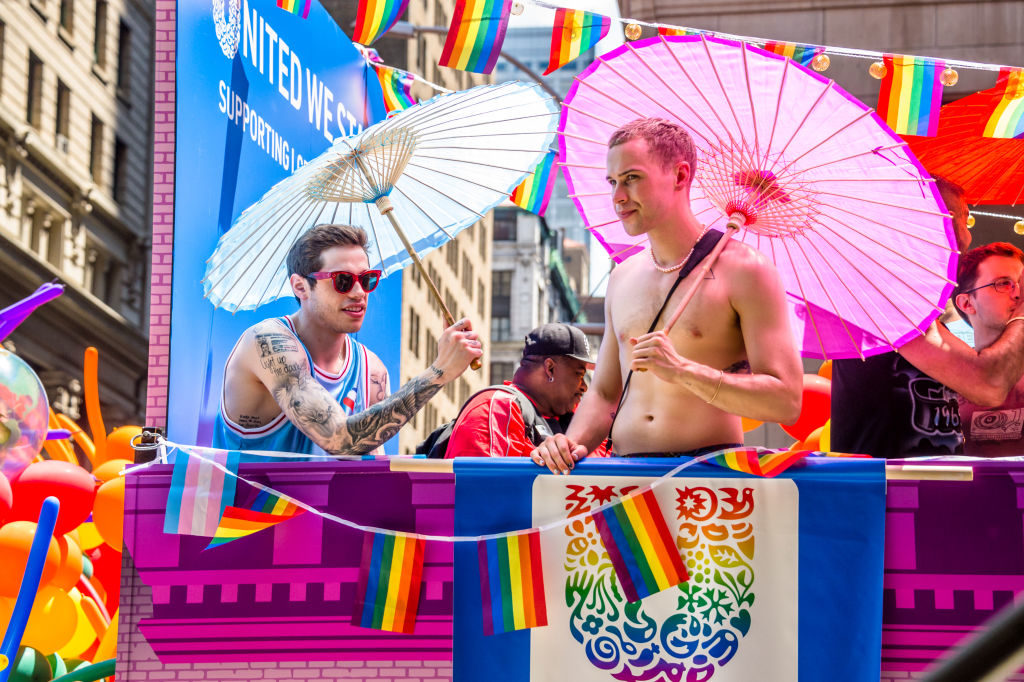 Pete Davidson with Tommy Dorfman 