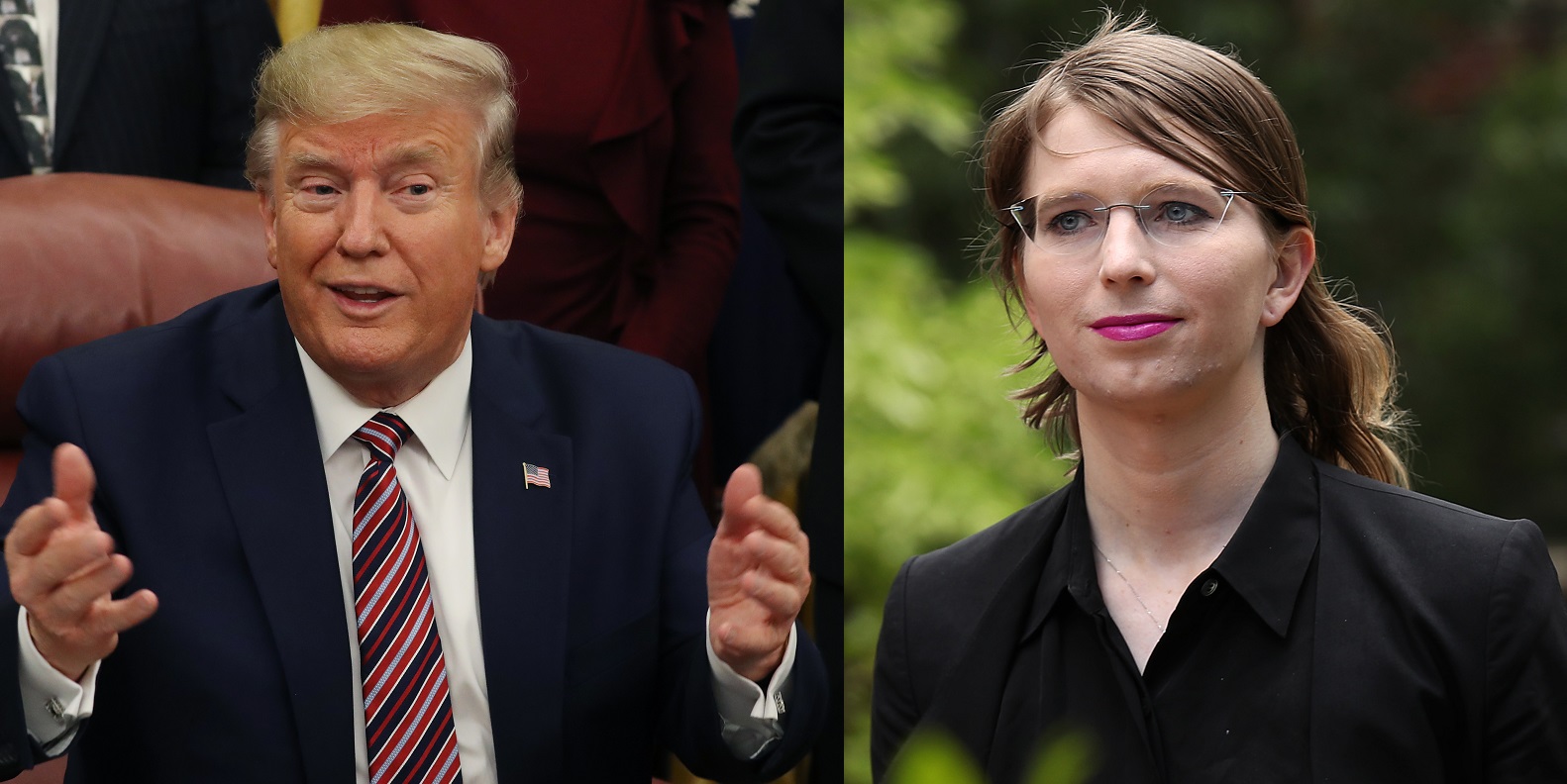 Chelsea Manning epically shut down Donald Trump with two little words after he deliberately misgendered her