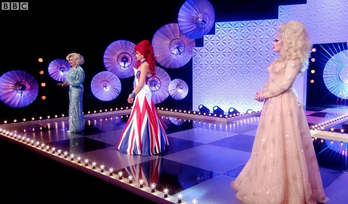 The experiment is over. The results are in. Britain's first drag superstar is...
