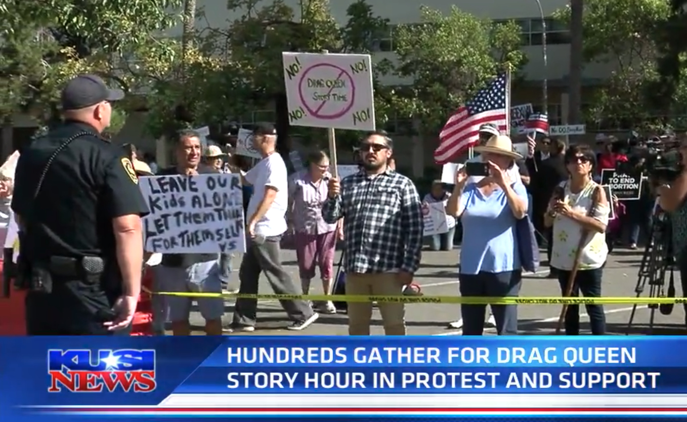 Council forced to spend $42,000 on extra police to protect one drag queen story time event from protestors