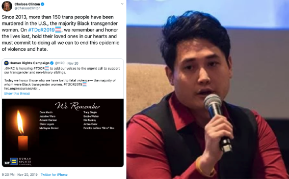 Journalist suspended from Twitter after simultaneously insulting black and trans people in Chelsea Clinton tweet