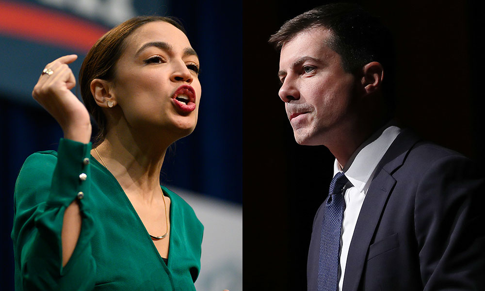 Alexandria Ocasio-Cortez epically shuts down Pete Buttigieg for sounding like a Republican