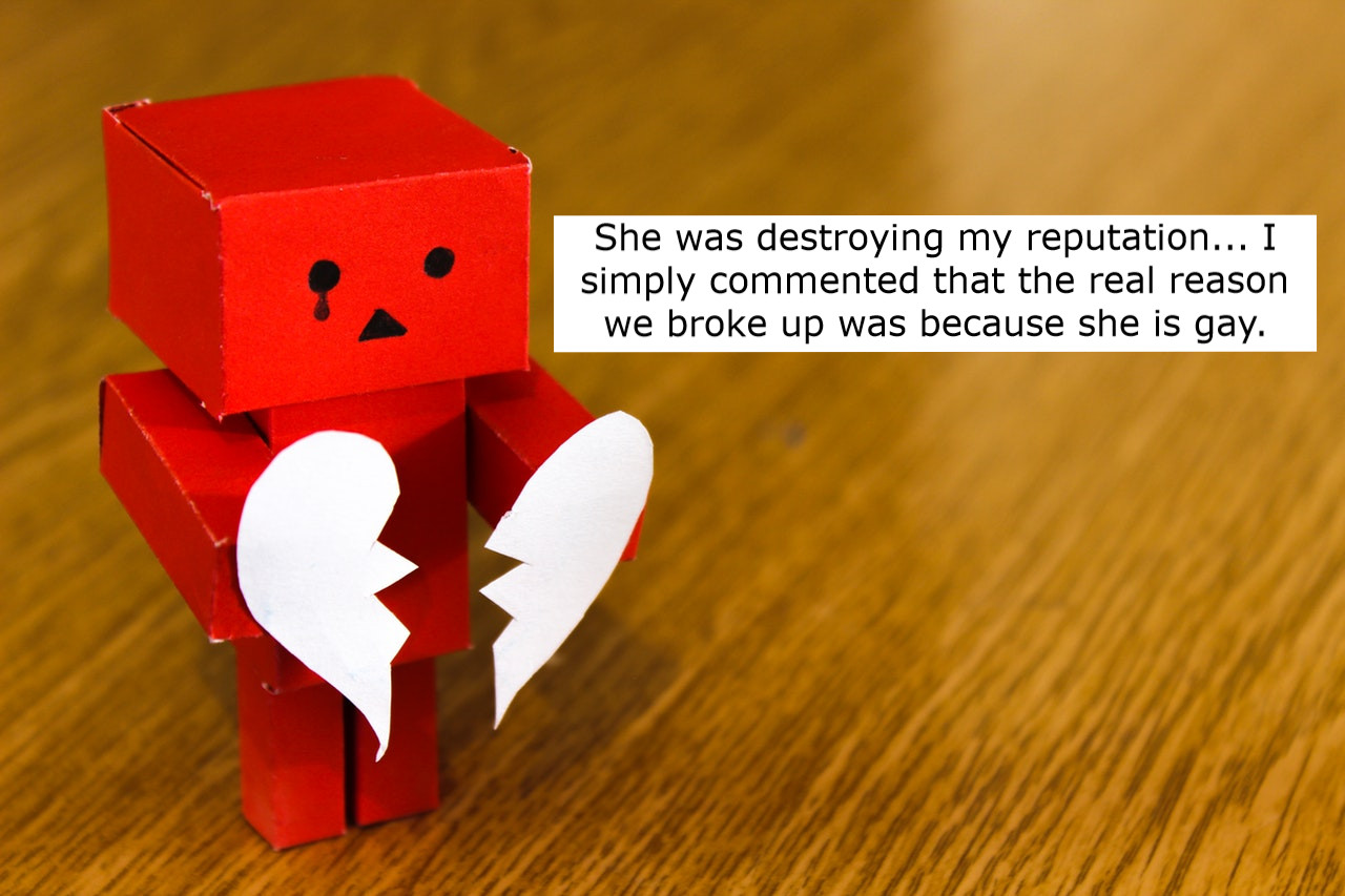 Guy outs his girlfriend as gay after she publicly accuses him of cheating in what could be the messiest breakup ever