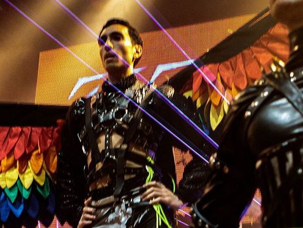 Techno BDSM punk band Hatari make powerful statement in solidarity with queer Russians at Moscow gig