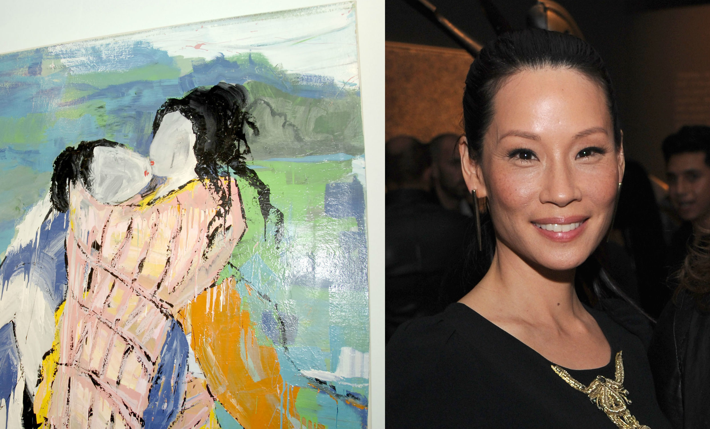 Yes, Lucy Liu really does create lesbian art – and we're completely obsessed