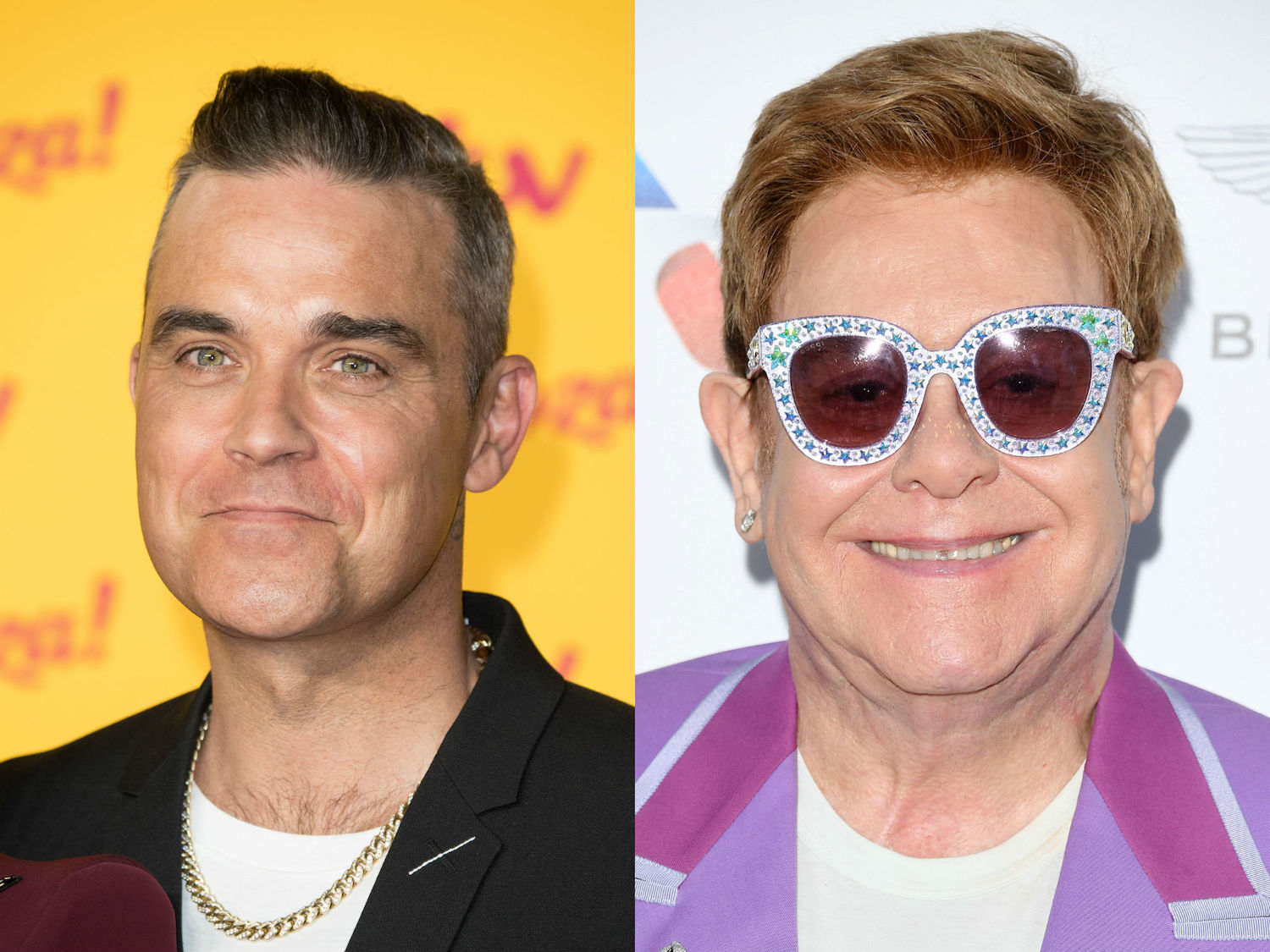 Robbie Williams reveals how Elton John checked him into rehab and helped him get sober