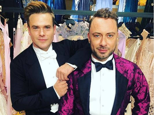 The first-ever same-sex couple in Denmark's version of Strictly is blowing the competition away