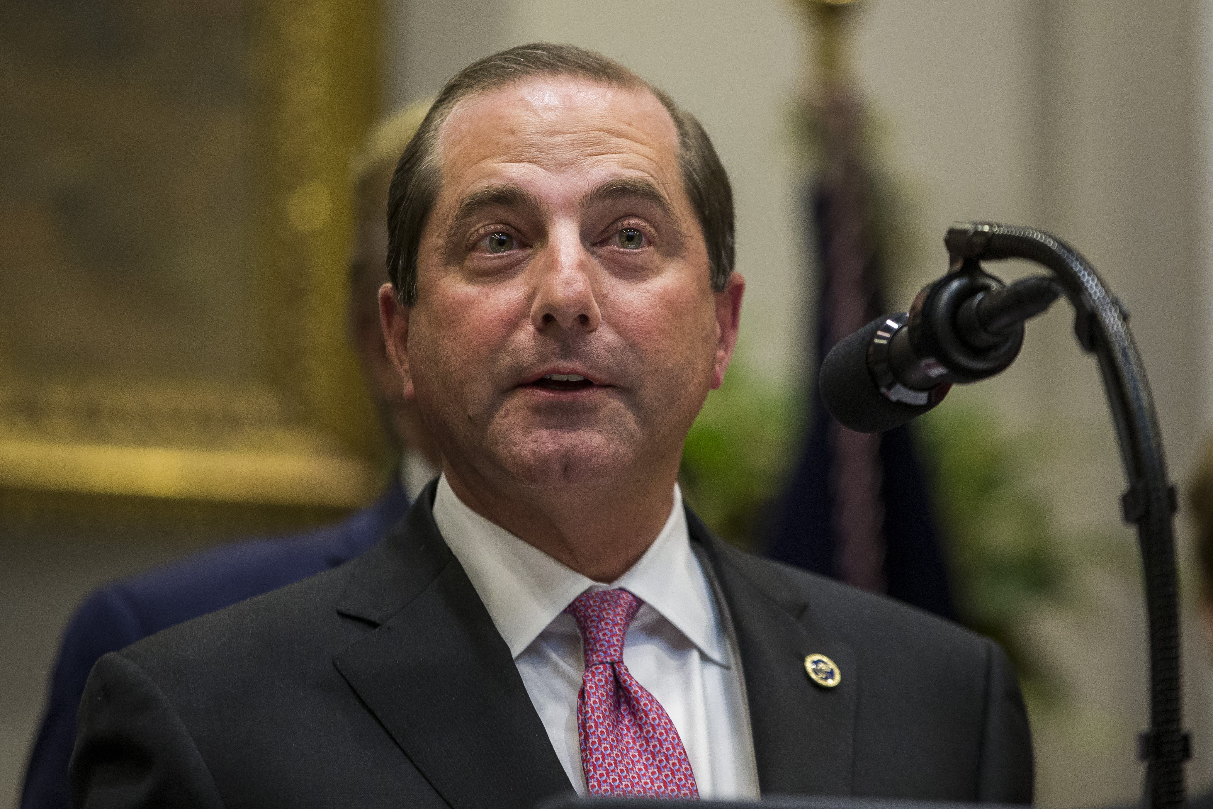 US Secretary of Health and Human Services Alex Azar 