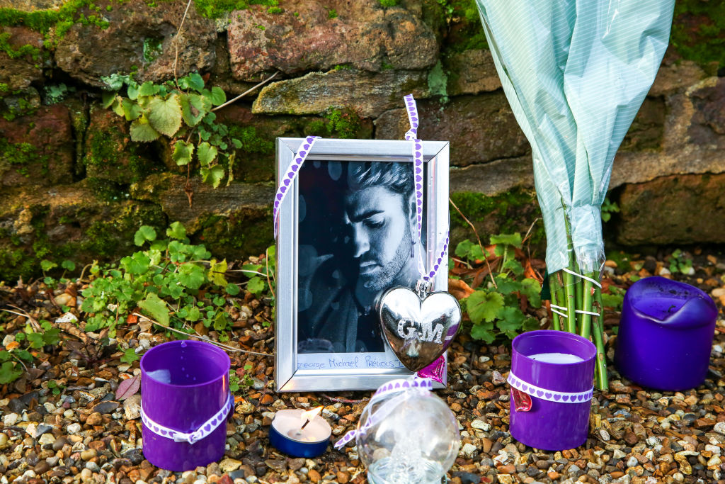 Tributes outside George Michael