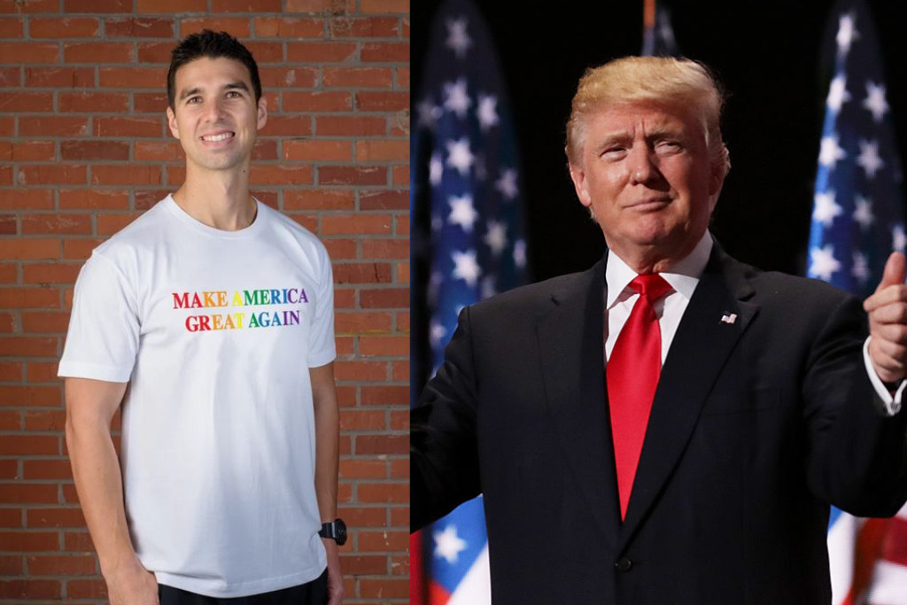 Donald Trump, the most homophobic and transphobic president in recent history, is still selling Pride t-shirts