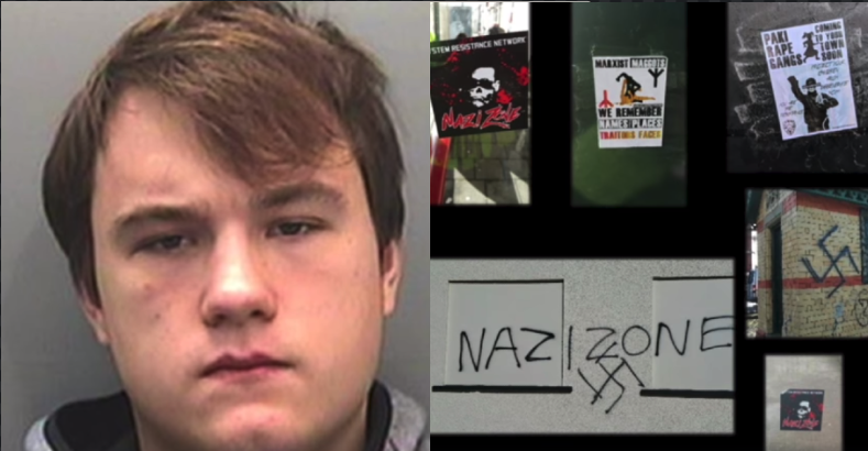 Teenage white supremacist sentenced to 16 months for covering city in racist, homophobic graffiti