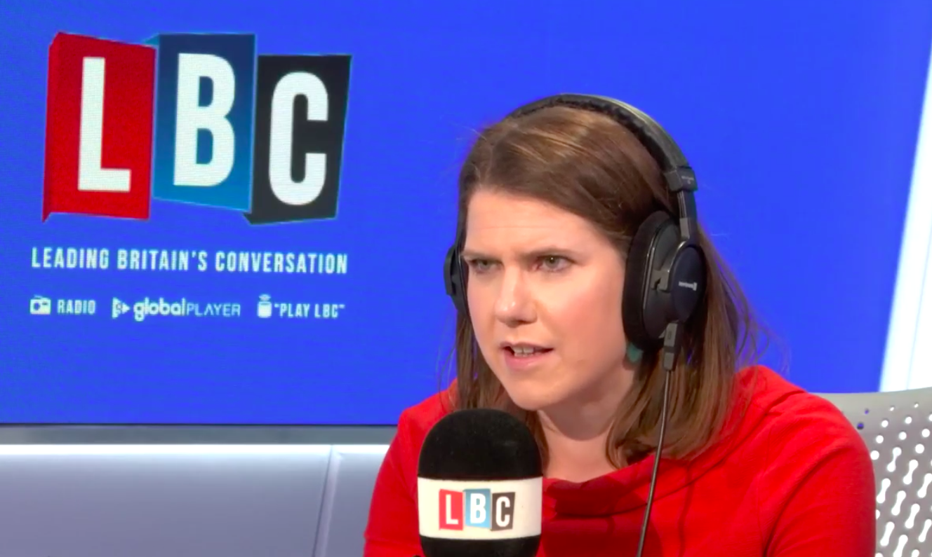Jo Swinson hits back at radio caller criticising 'boys wearing skirts' to school