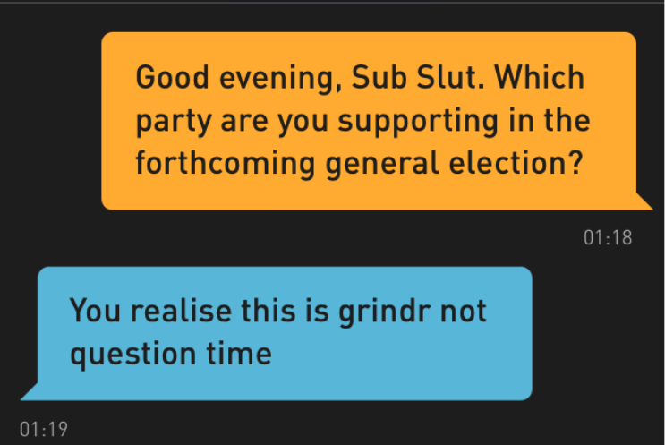This guy asked Grindr users how they were voting in the election and the results were... eye-opening
